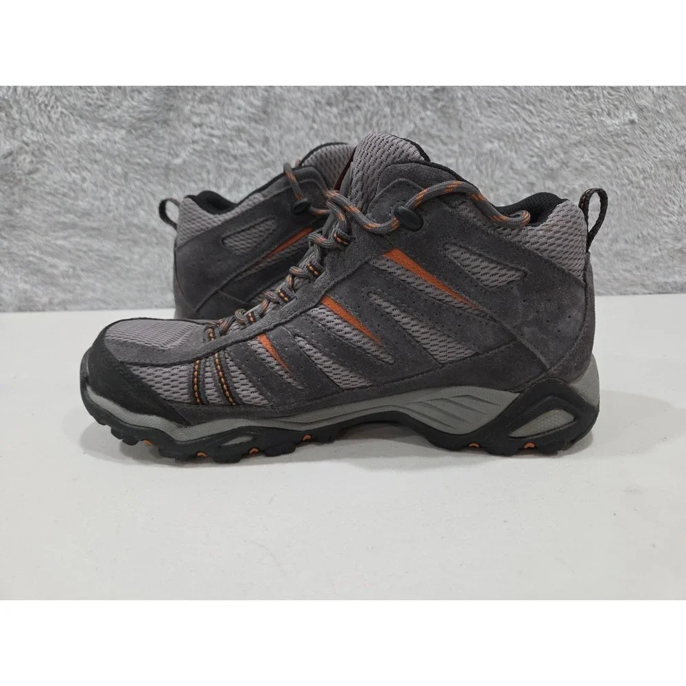 Columbia North Plains Men's YM1016-009 Brown Mid Waterproof Hiking Trail Sz 10.5